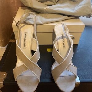 Manolo Blahnik Kilroe Slingback Sandal Heels